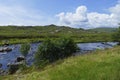 River Black Water in highlands of Scotland, GroÃÅ¸britanien Royalty Free Stock Photo